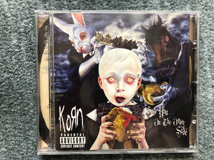 新金属，korn，眼盘，九成新