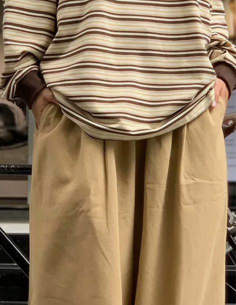 裤复古 潮牌ins高街风日系直筒工装裤宽松...