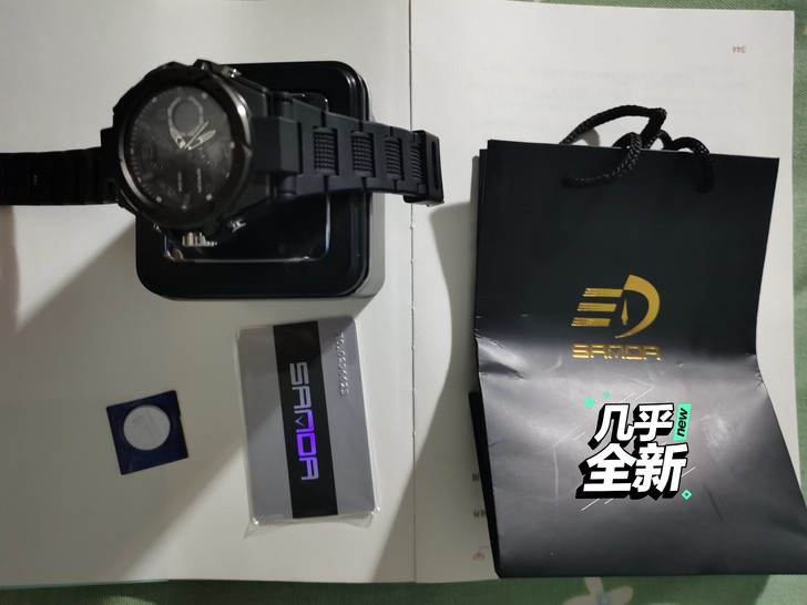 三达防水运动手表。旗舰店购买。有交易记录。...