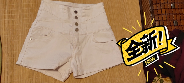 2019夏季新款超高腰牛仔短裤女收腹显瘦弹...