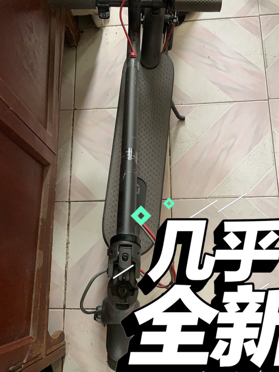 踏板电动车，京东购入，在家上灰，一次电也没...
