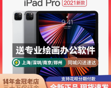 2021新款Apple/苹果 iPad P...