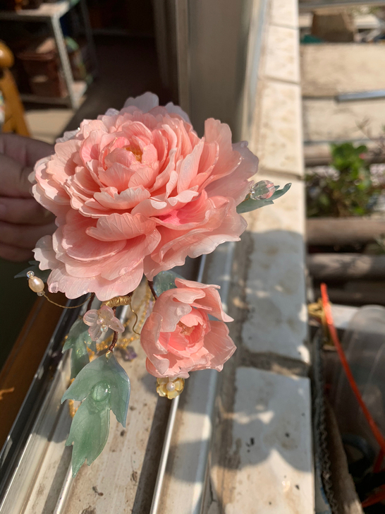 热缩大牡丹花