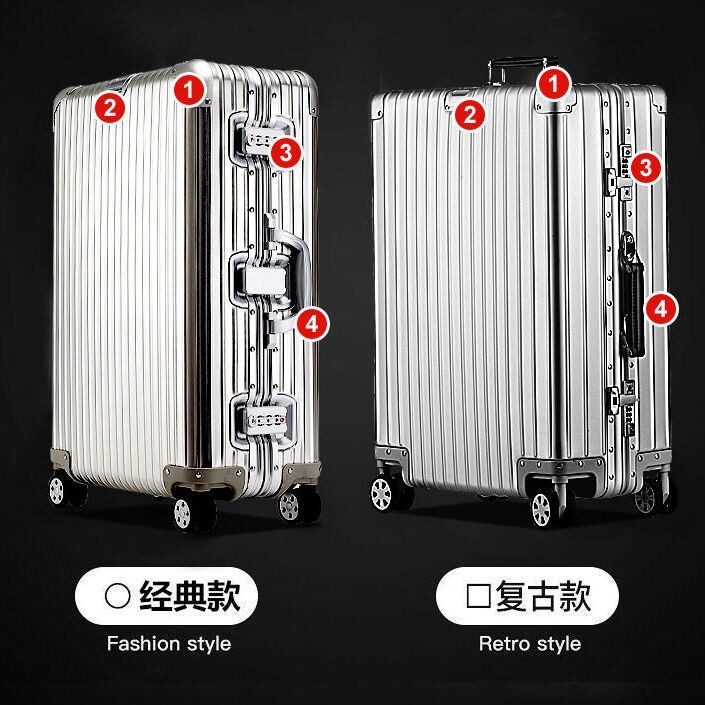 全金属行李箱，耐用，全新的