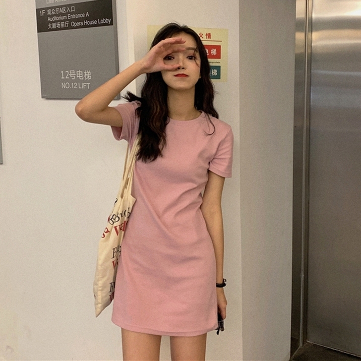 短袖连衣裙M码