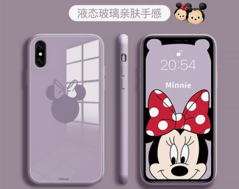 【国庆价】迪士尼适用于苹果x手机壳xr玻璃...