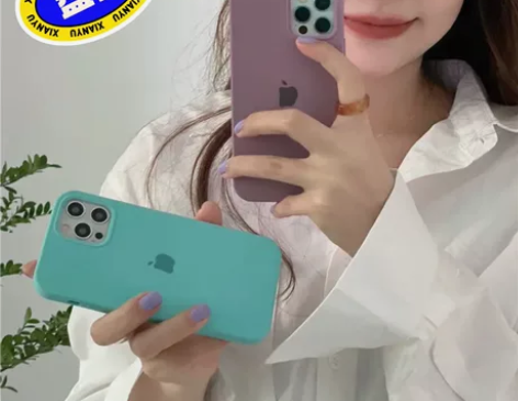 远峰蓝苹果13手机壳iphone12液态硅...