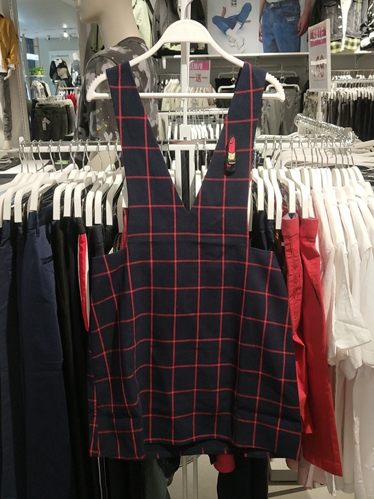 cachecache女士背带裙，尺码L