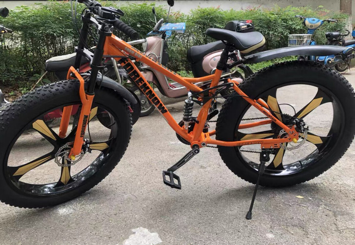 洛维斯越野车沙滩雪地车超宽大轮胎山地自行车...