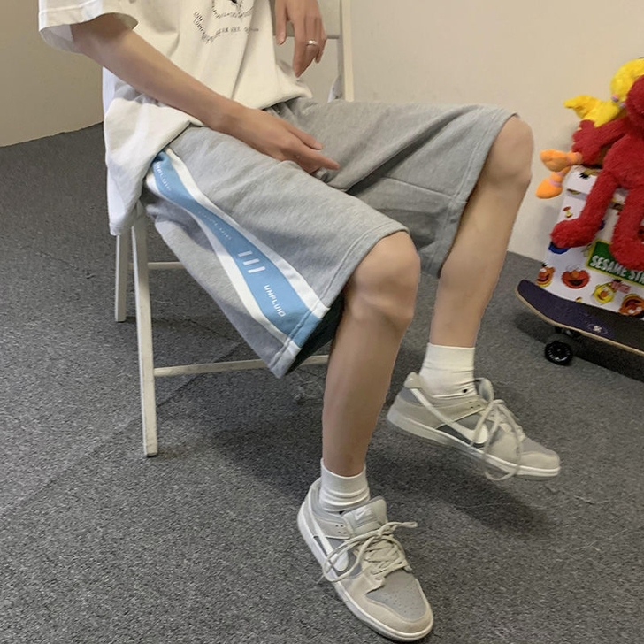 2021夏季新款休闲短裤男学生宽松ins潮...