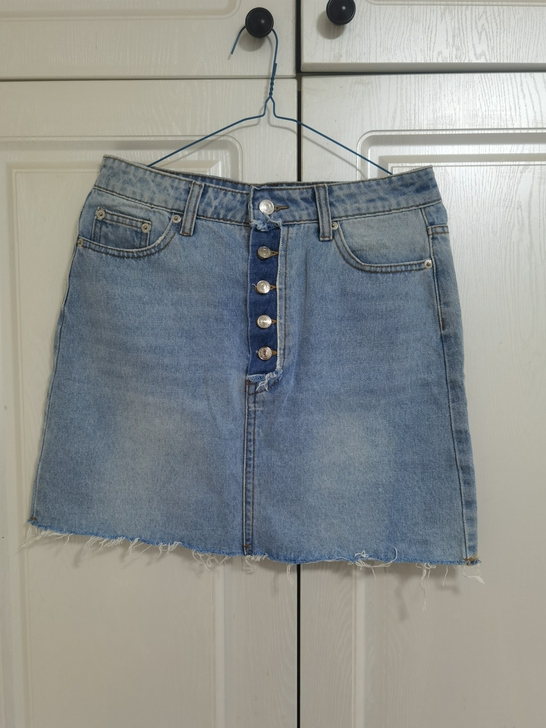 ZARA牛仔短裙