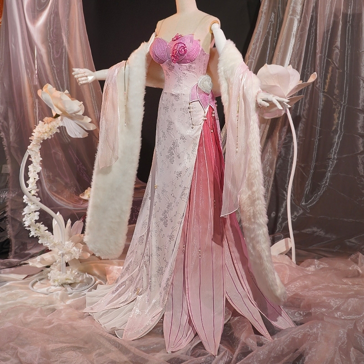 出 三分妄想王者荣耀cos衣服貂蝉晚宴女装...