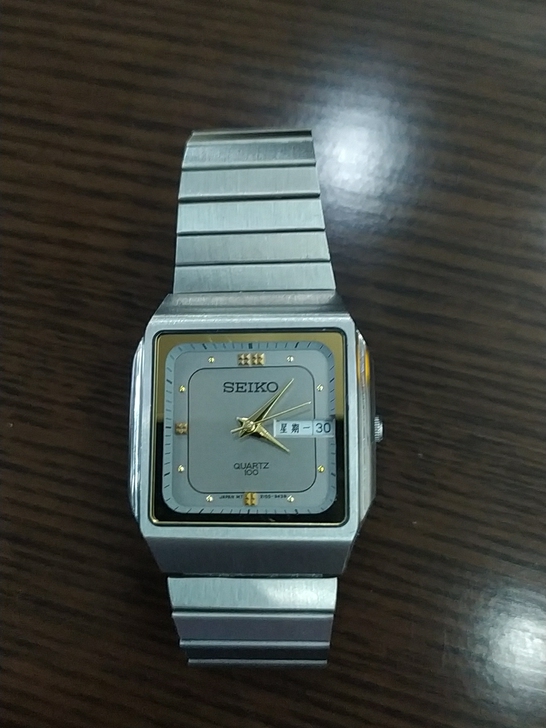 精工 quartz 石英表 男表