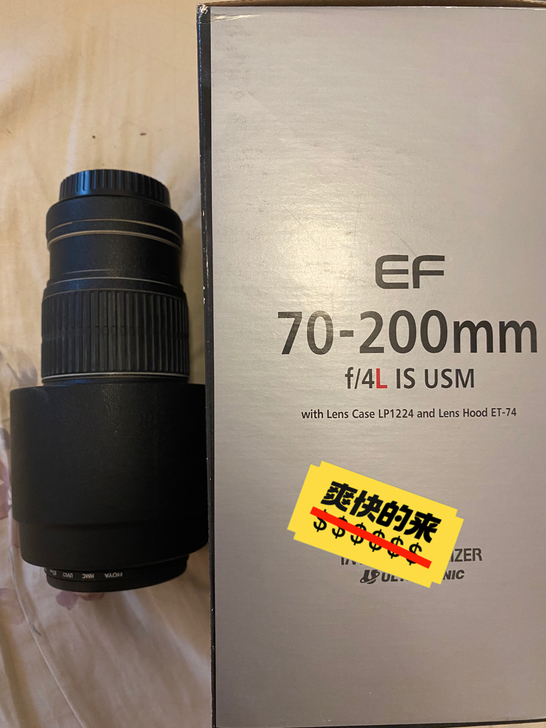 佳能EF70-200mm f/4L红圈长焦...