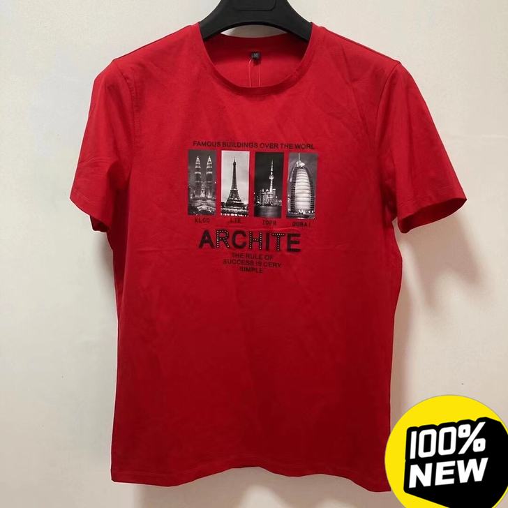 2021夏季时尚潮牌男士圆领短袖T恤