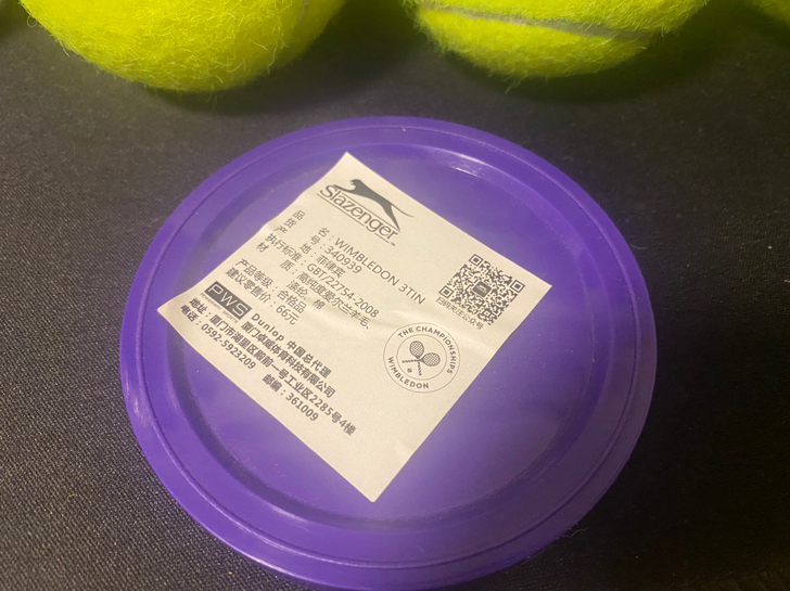 slazenger网球三个装 就打过一次一...