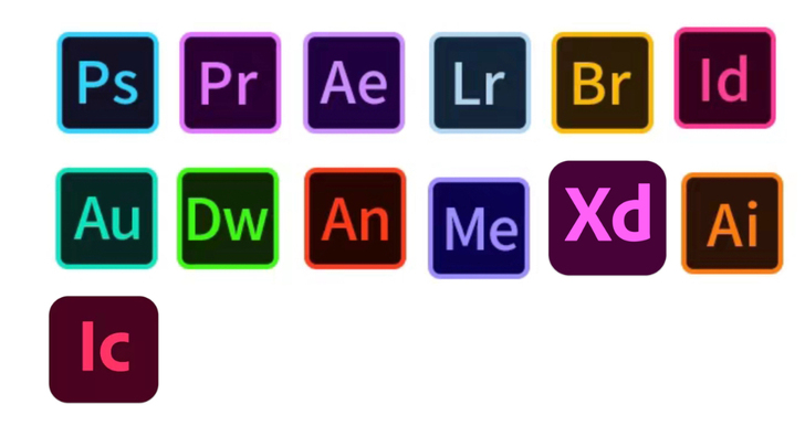 PS软件PR AE LR AN DW中文版...
