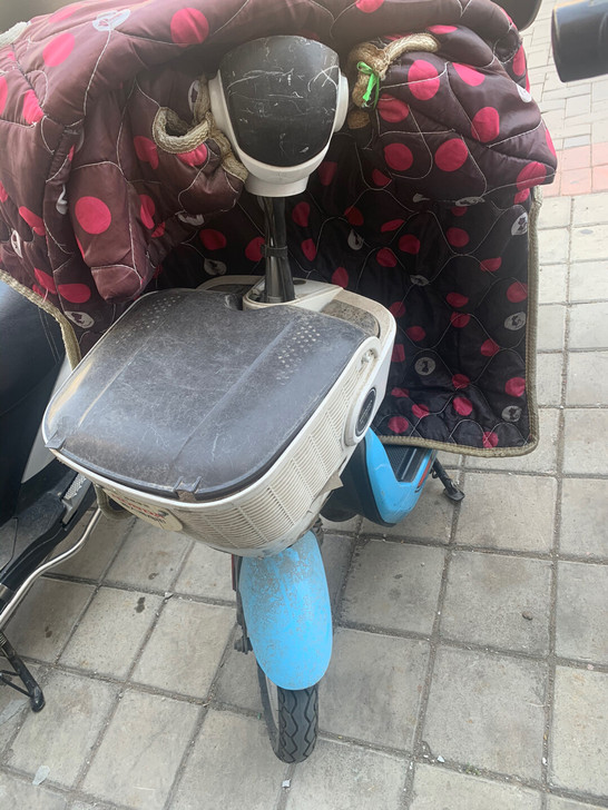 新大洲本田电动车，电瓶有点不太好了。