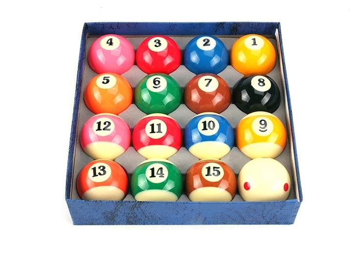 台球子标准桌球大号球TV黑八台球清仓处理