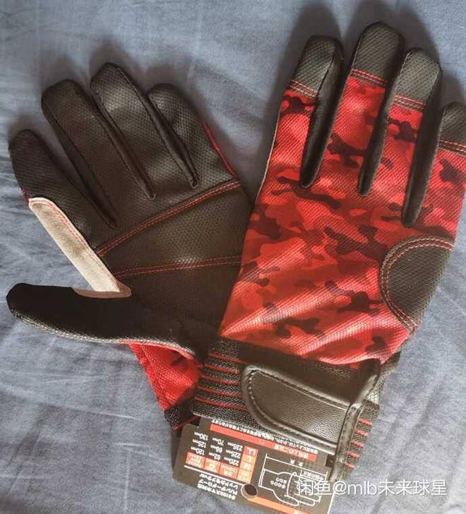 棒球打击手套   击球手套  手掌有加厚处...