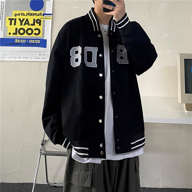 新款棒球外套 潮男必备百搭休闲港风 喜欢可...