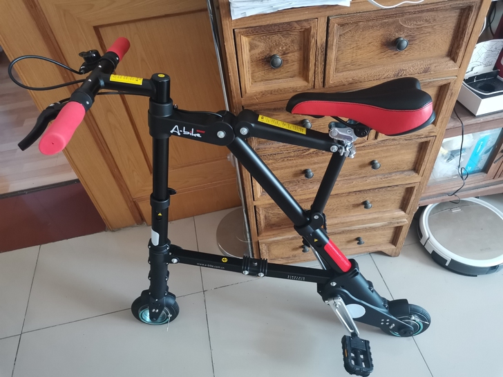 A-BIKE折叠车迷你代步折叠自行车，买来...