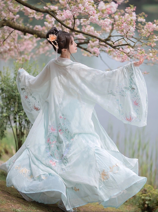 镜花城 诗本记汉服正品原创大袖衫