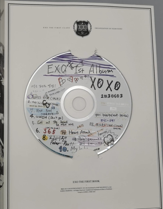 出狼美xoxo韩版专辑（引进注意了是引进）