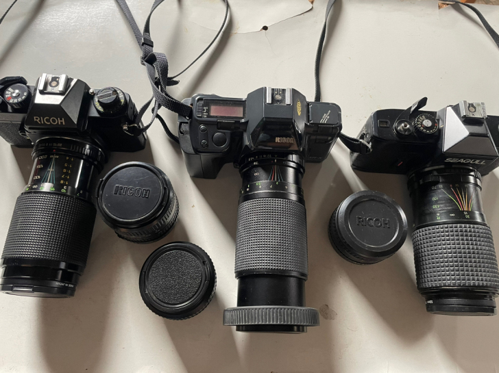 理光 菲林相机，镜头  有售，打包价999