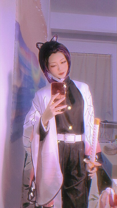 鬼灭之刃 蝴蝶忍 cos 大全套