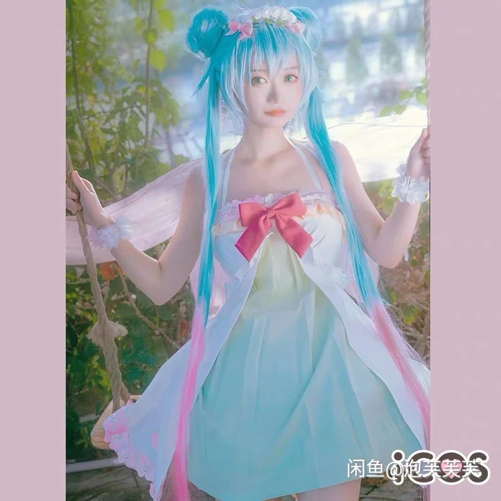 初音未来cos服miku春之妖精
