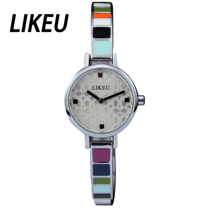 正品牌女表防水 陶瓷手表女士手表韩版潮流学...