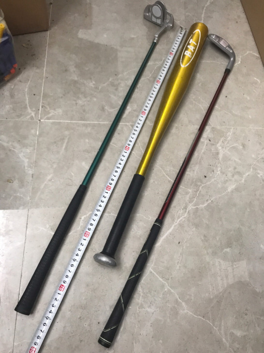 儿童高尔夫球杆 棒球杆  尺寸见图。三根一...