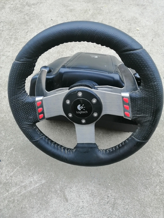 Logitech罗技 G27方向盘,成色垃...