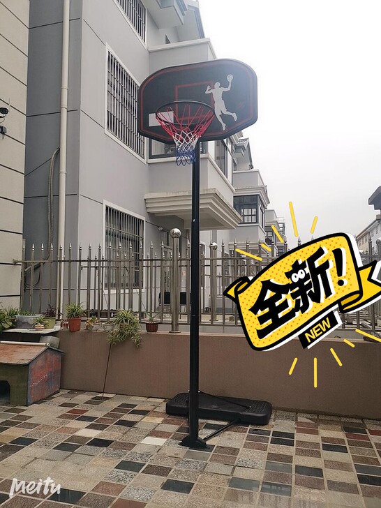 全新3.05m成人儿童通用篮球架投篮框儿童...
