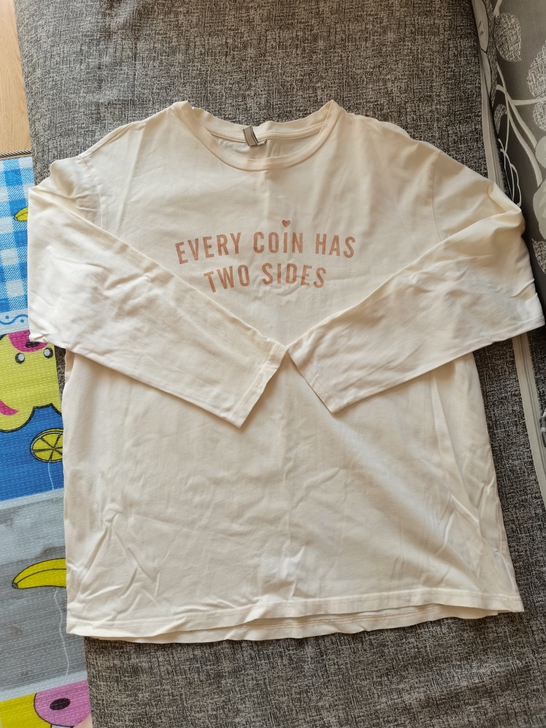 ZETdesZET长袖T恤，均码，宽松版，...