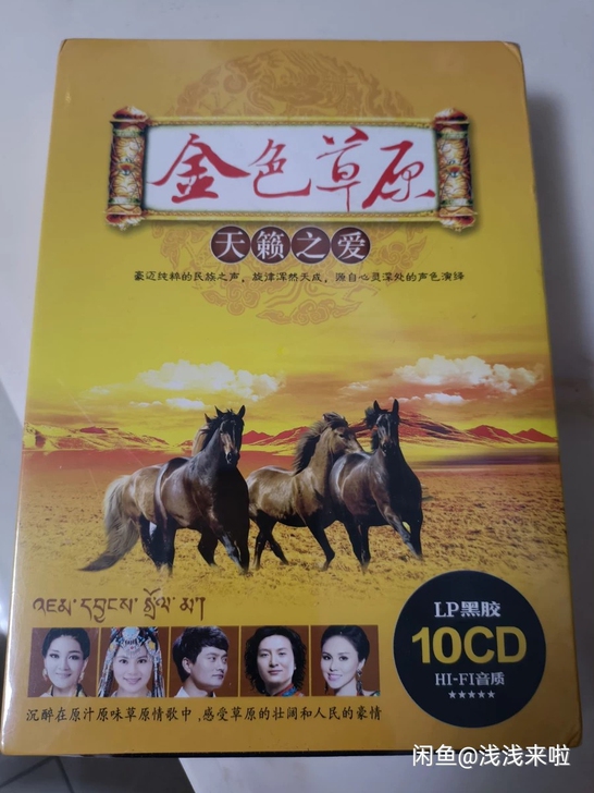 包邮10碟醉美大草原金色草原流行音乐车载c...