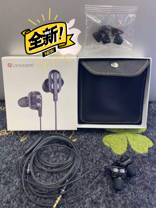 兰士顿 D4耳机入耳式有线降噪隔音