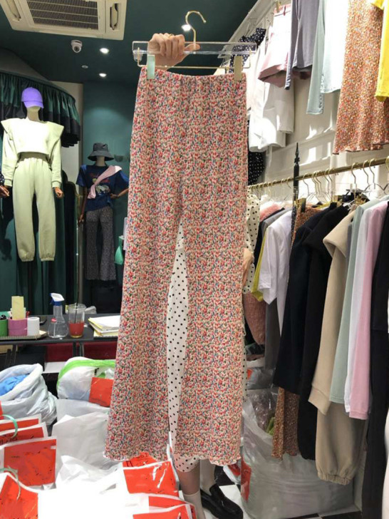 韩国东大门2021春夏新款气质高腰时尚碎花...