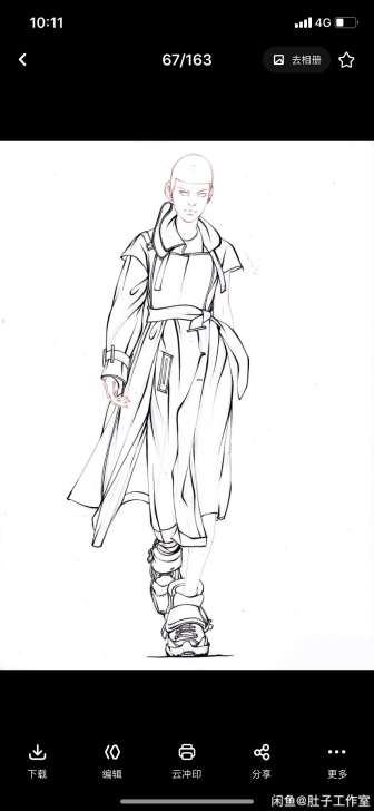 国内外服装设计手绘。 数量:很多没数,超过...