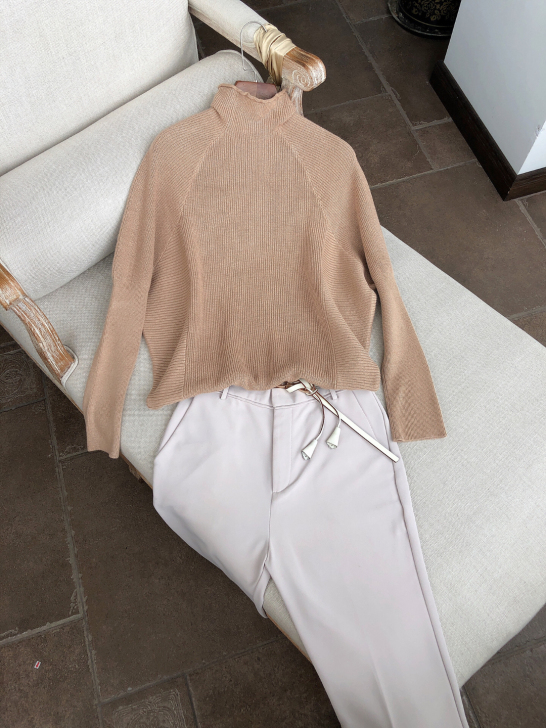 一件真丝羊绒针织衫毛衣女士外穿毛衣针织衫