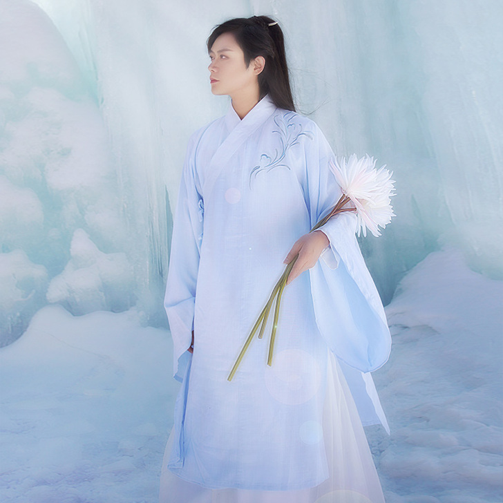 如梦霓裳汉服女 长衫百迭裙 山海经 渡沧溟...