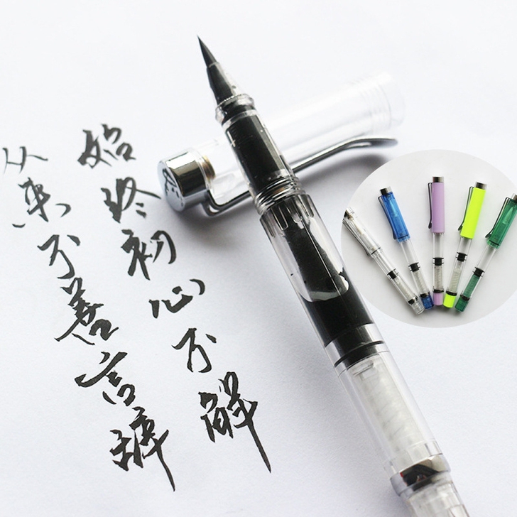 粉丝福利！5元一支，钢笔式毛笔软笔书法小楷...