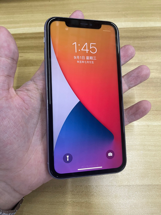 iphone 11 128 紫色  黑解无...