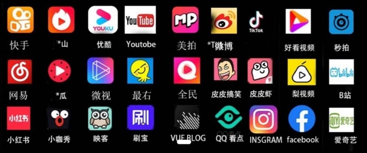 抖音、小红书、快手等软件短视频一键去水印批...