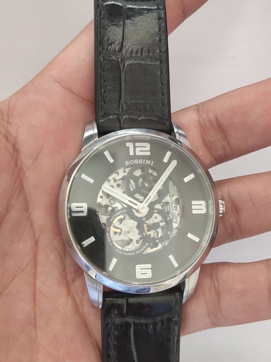 罗西尼勋章系列机械表,品相95新,直接降到...