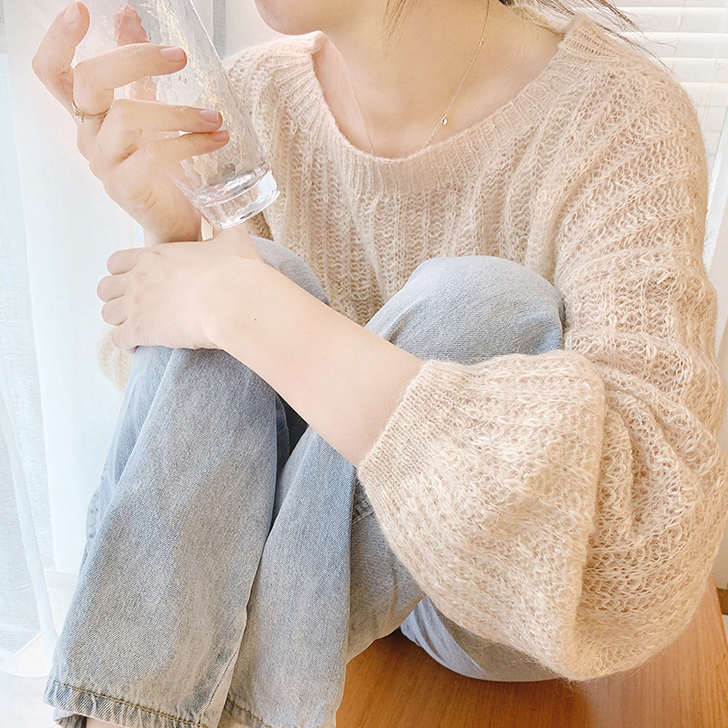 毛针织衫，穿了一次，驾驭不了这个风格，转手...