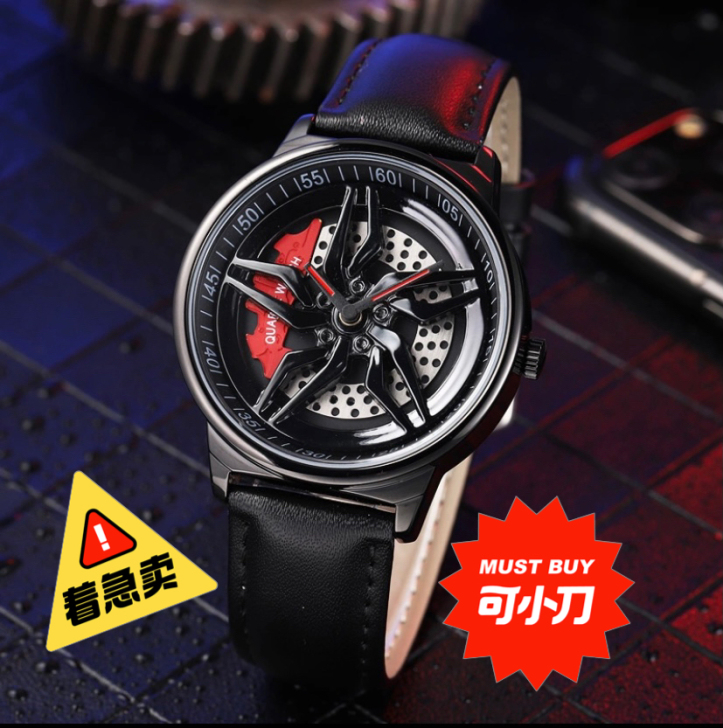 才来运转，旋转百搭卡钳手表，你值得拥有，感...