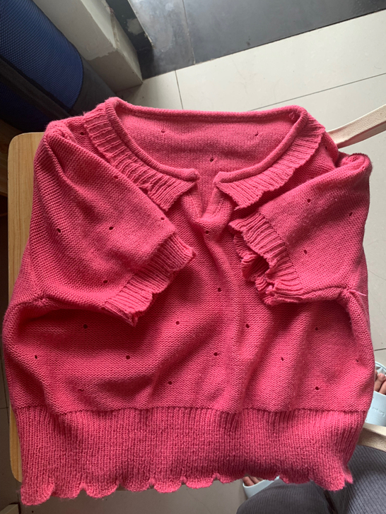 短上衣 针织衫女 仅试穿