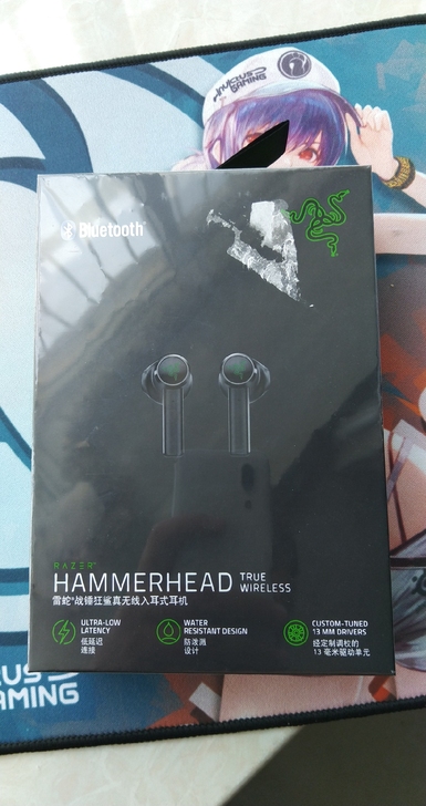 Razer雷蛇战锤狂鲨真无线蓝牙游戏音乐运...